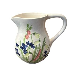 Nantucket Field of Flowers Ceramic Pitcher